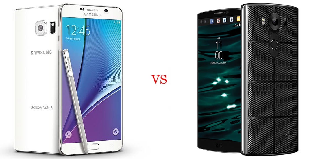 LG V10 versus Samsung Galaxy Note 5 1